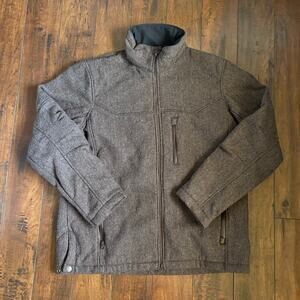 STS Ranchwear The Stone Jacket Mens XL Brown Wool Blend Western Outerwear